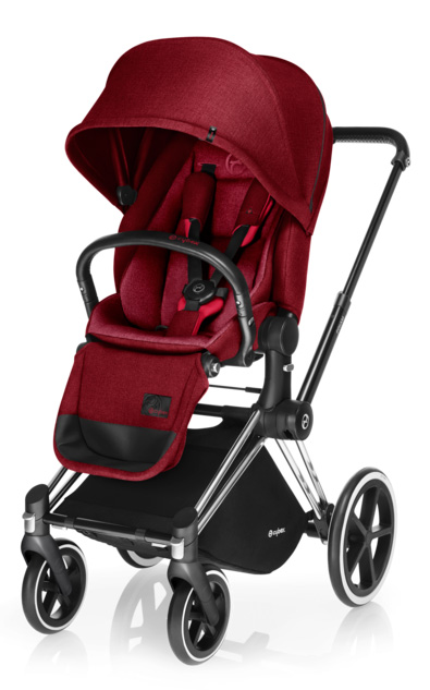 Прогулочная коляска Cybex Priam (шасси All Terrain Matt Black) Infra Red