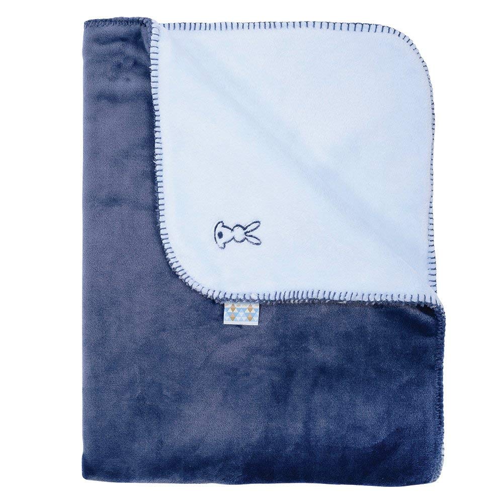Покрывало 75х100 см Nattou Supersoft Lapidou Кролик 878425 Navy Blue/Night Blue