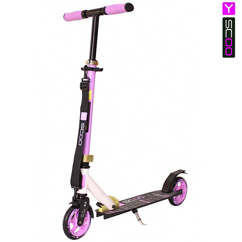 Самокат Y-SCOO RT 145 CITY Hong Kong NEW Technology purple-kiwi