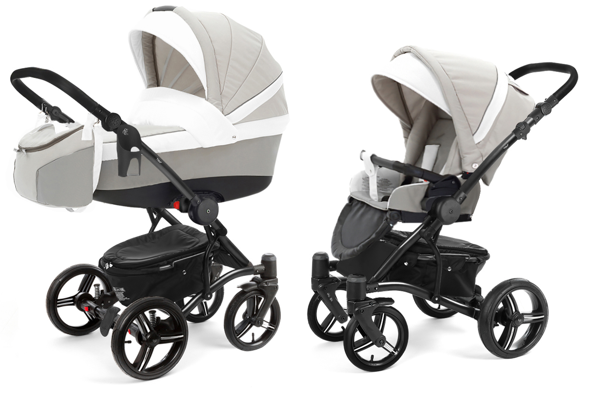 Коляска 2 в 1 Esspero Tour Leatherette (шасси Black) Vanila