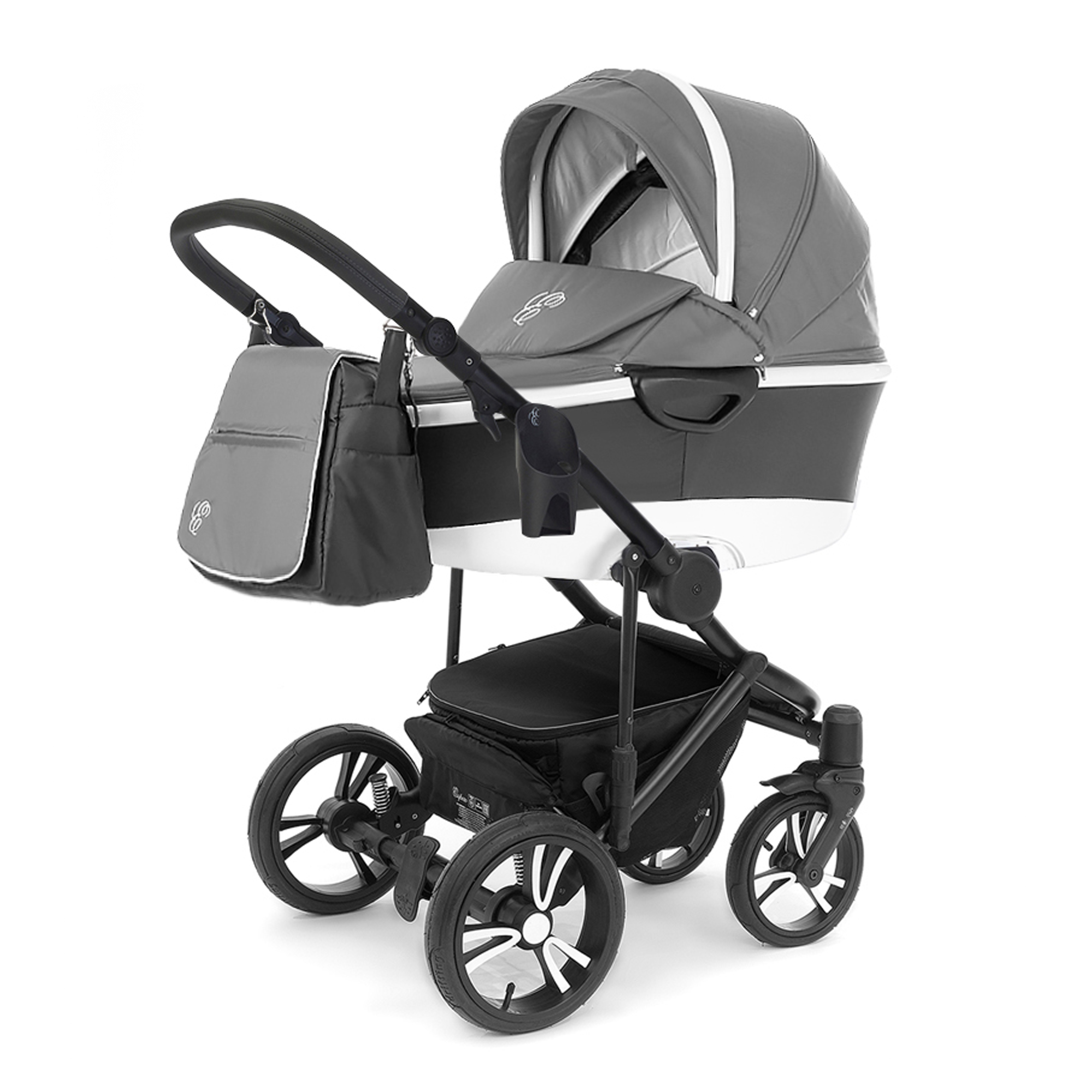 Коляска для новорожденных Esspero Magic Pro Alu (шасси Black) Grey
