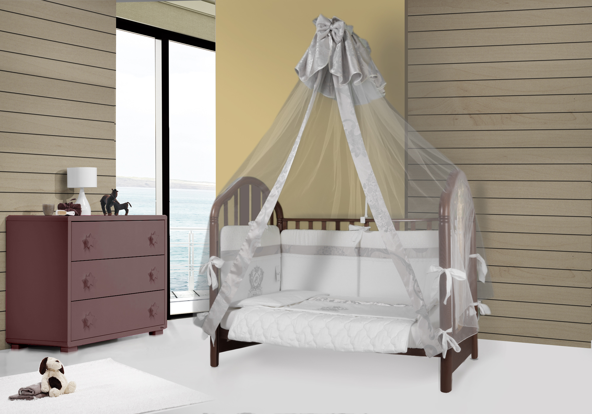 Комплект постельного белья Esspero Ribbon Royal White