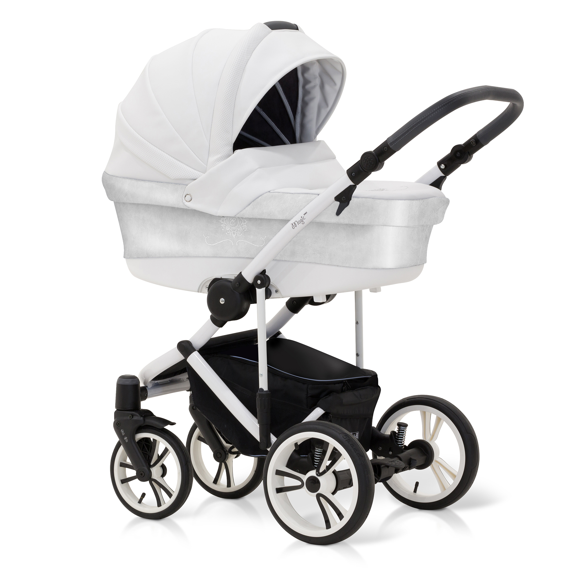 Коляска для новорожденных Esspero LE Alesund (шасси White) Silver