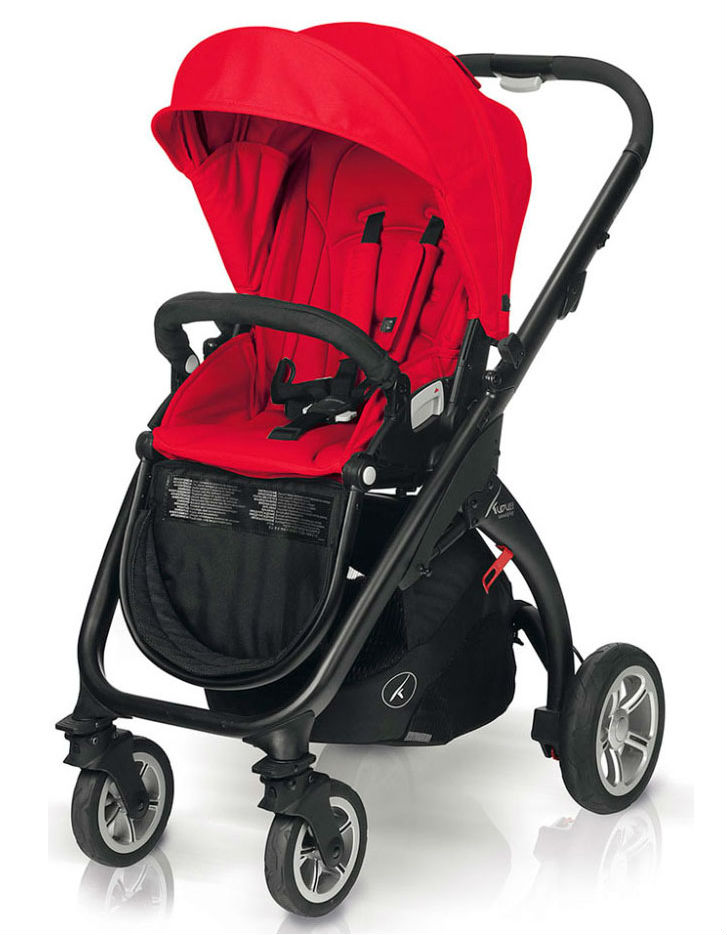 Прогулочная коляска Casualplay KUDU4 BLACK Scarlet