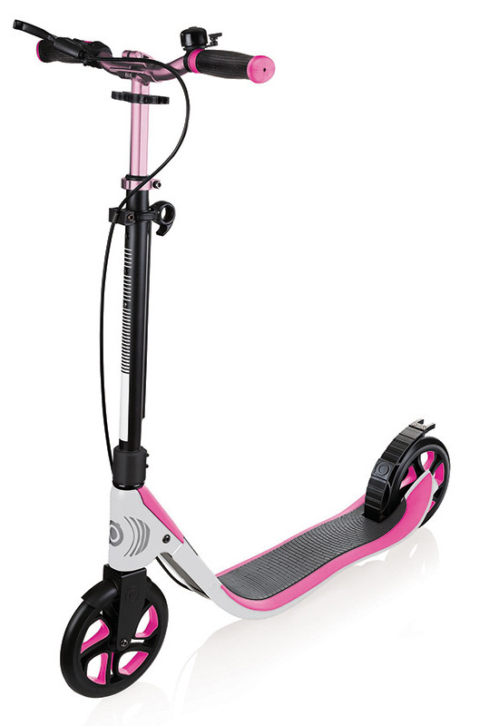 Самокат Globber ONE NL 205 DELUXE Бело-розовый