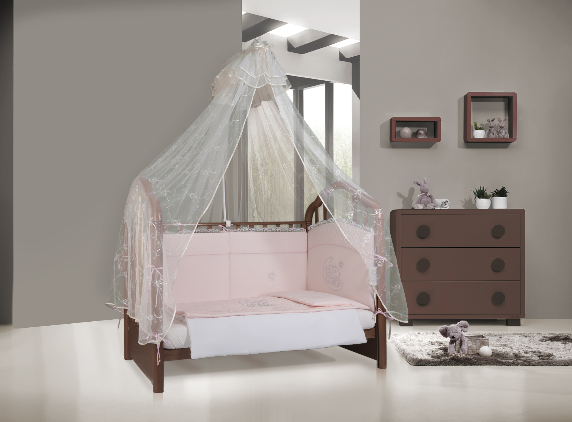 Комплект постельного белья Esspero Diamonds Light Pink