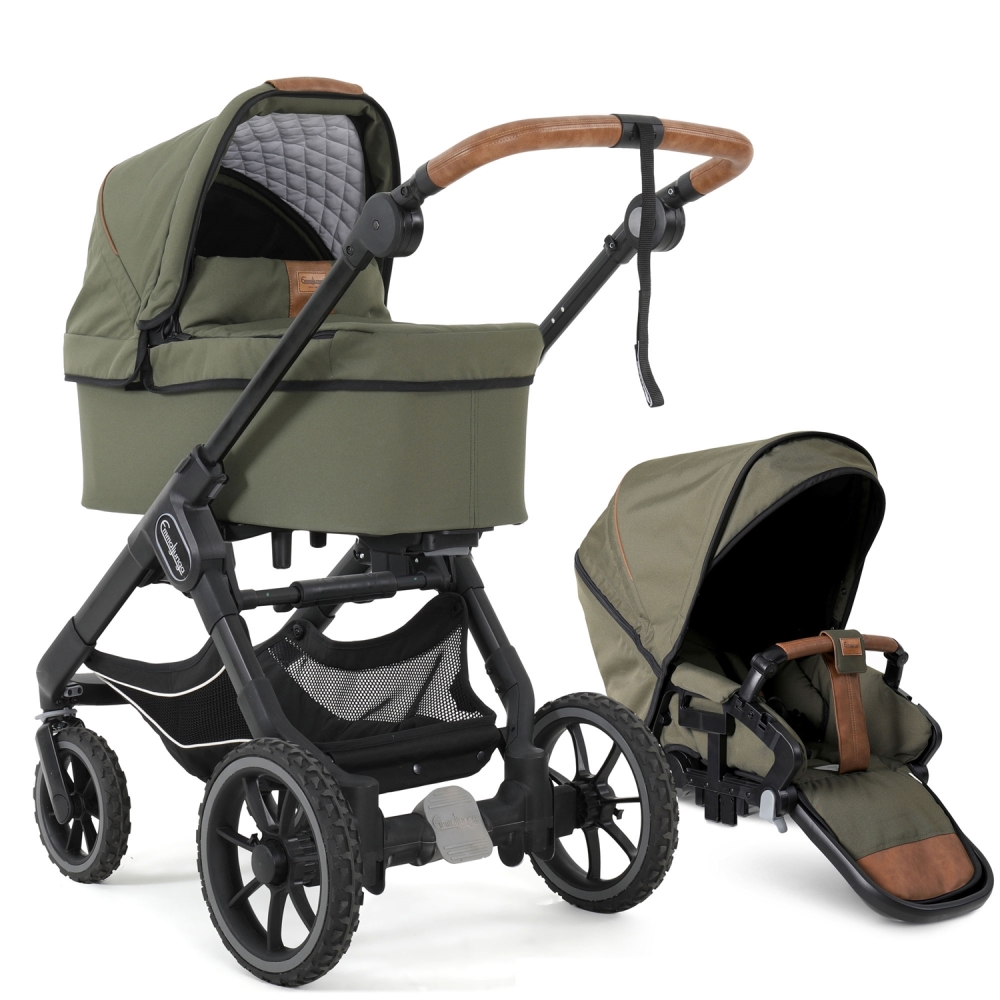 Коляска 2 в 1 Emmaljunga NXT90F 2022 Outdoor Olive/Outdoor