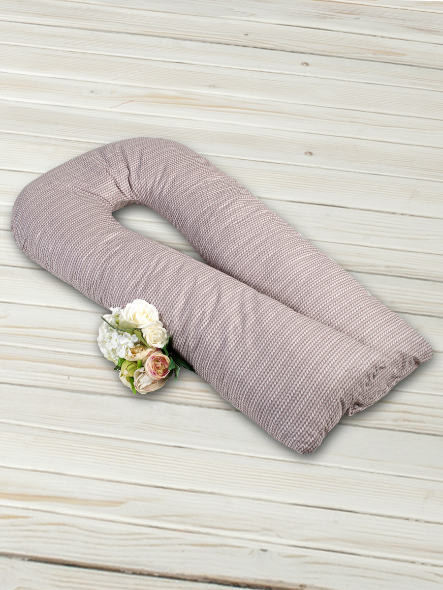 Подушка для беременных Amarobaby 340х35 U - образная Косичка