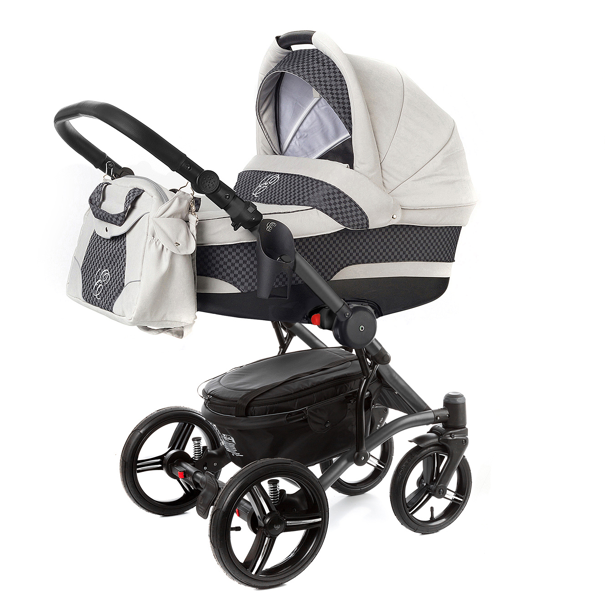 Коляска для новорожденных Esspero Tour (шасси Graphite) Grey Carbon