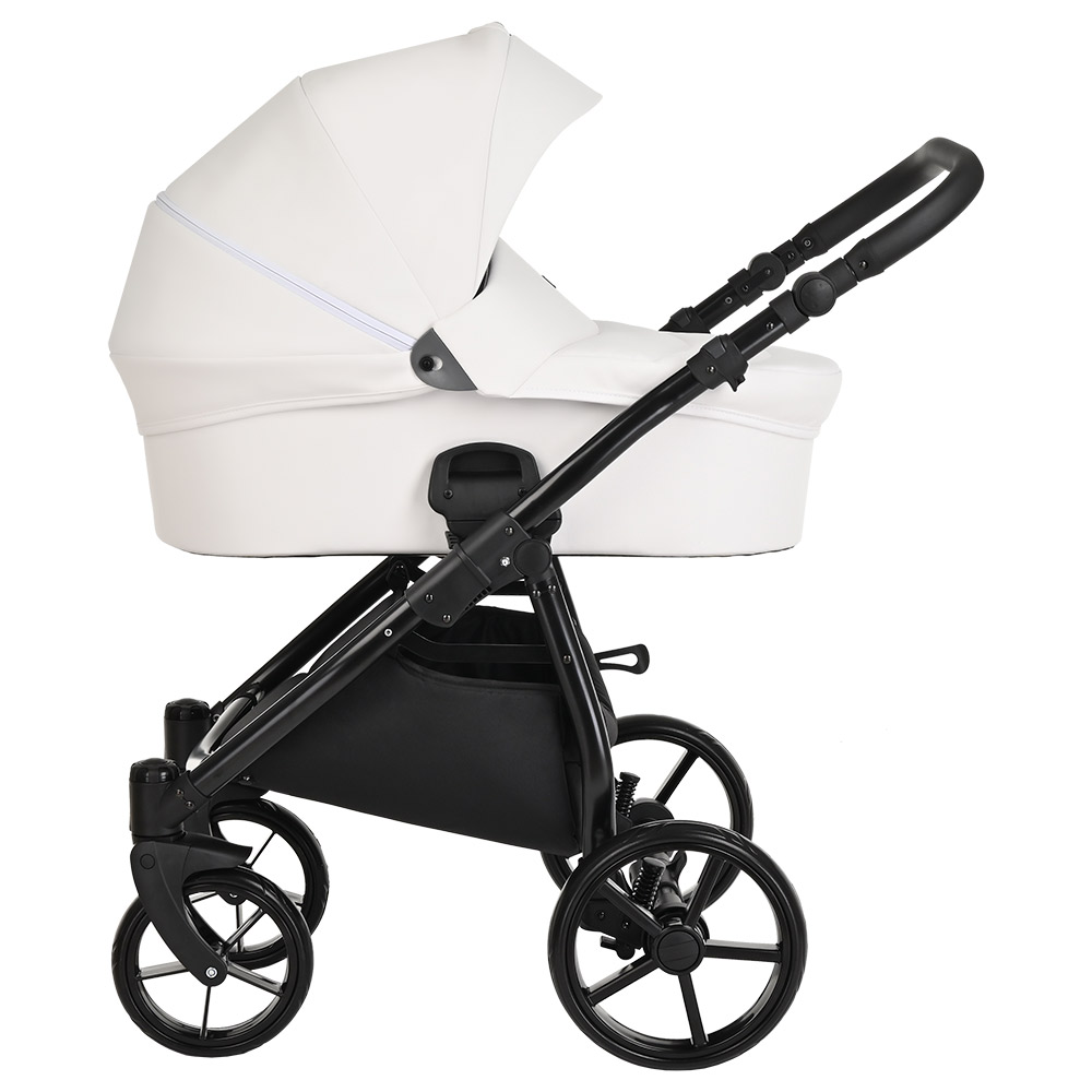 Коляска 2 в 1 Tutis Novo Leather White