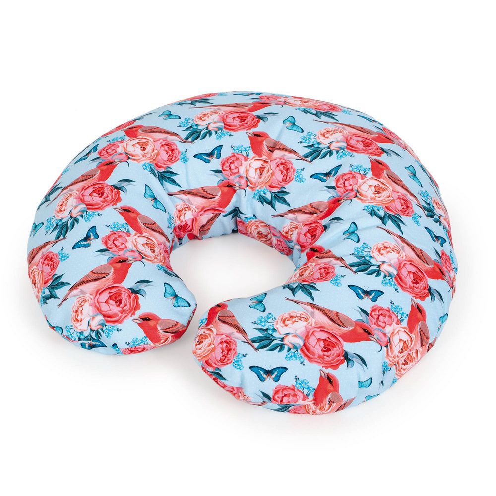 Подушка для кормления Ceba Baby Physio Mini Flora Fauna трикотажная Aves W-702-099-574