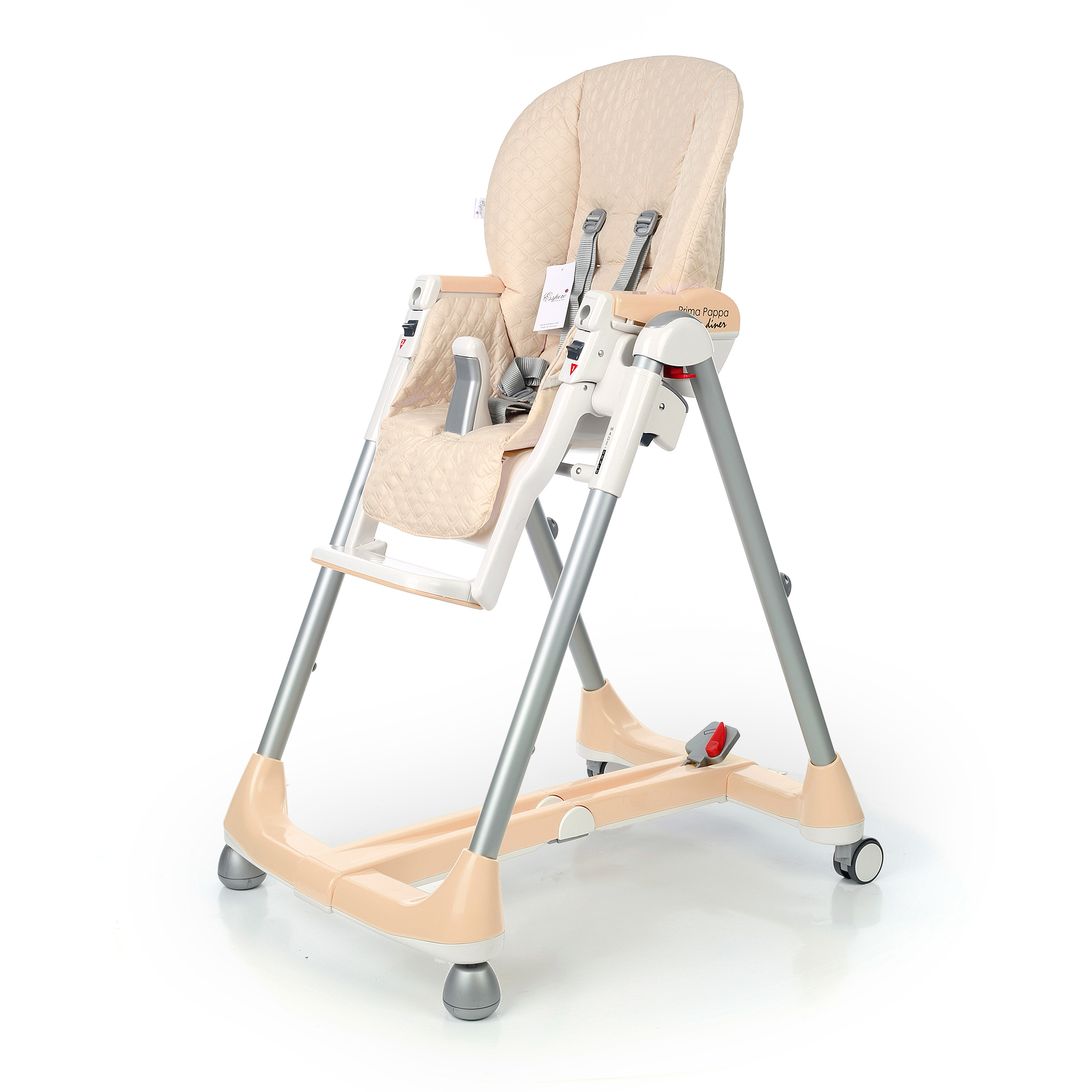 Чехол сидения Esspero Bright к стульчику для кормления Peg-Perego Diner Beige