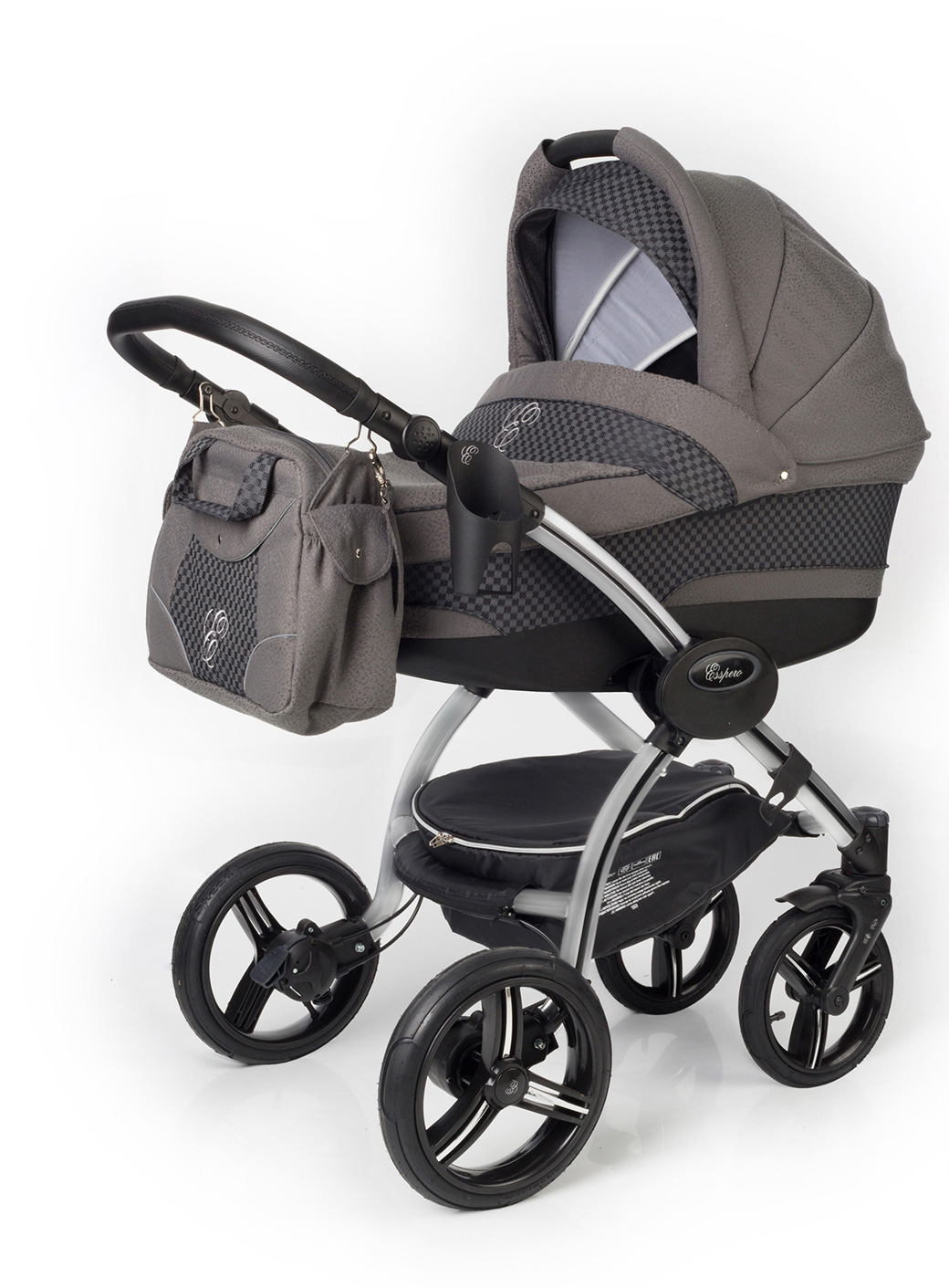 Коляска для новорожденных Esspero I-Nova (шасси Grey) Carbon