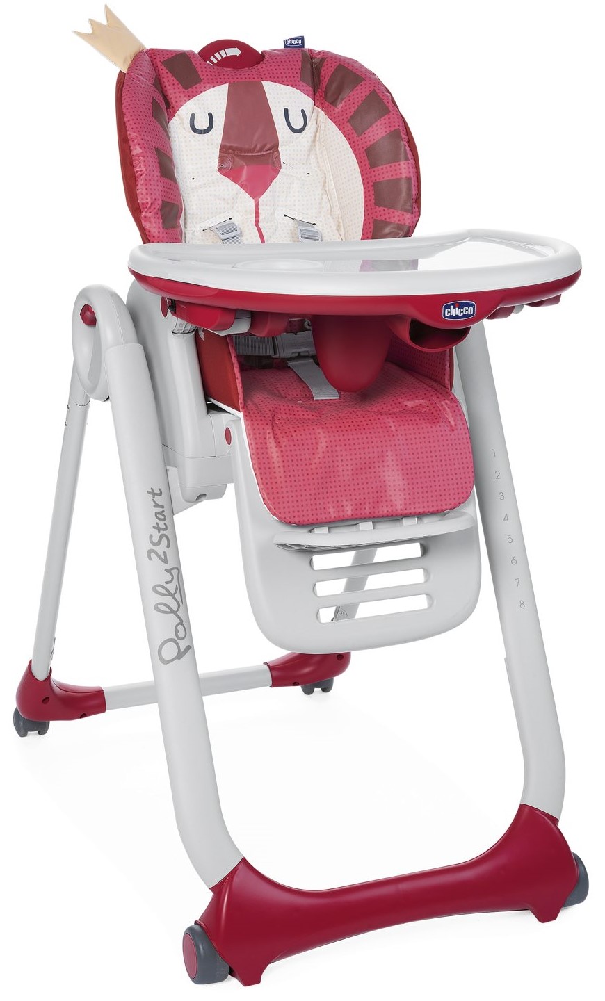 Стульчик для кормления Chicco Polly 2Start Lion