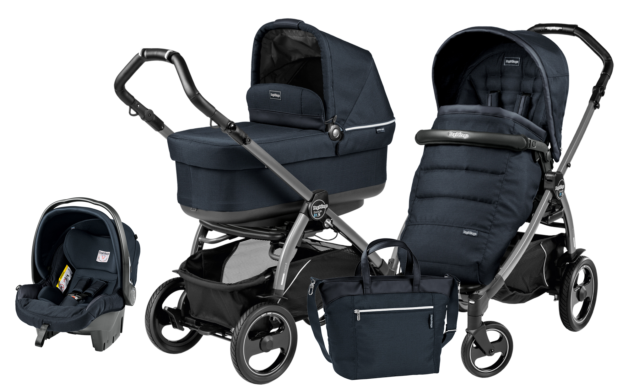 Peg-Perego Book 51S Pop Up Modular Luxe Bluenight