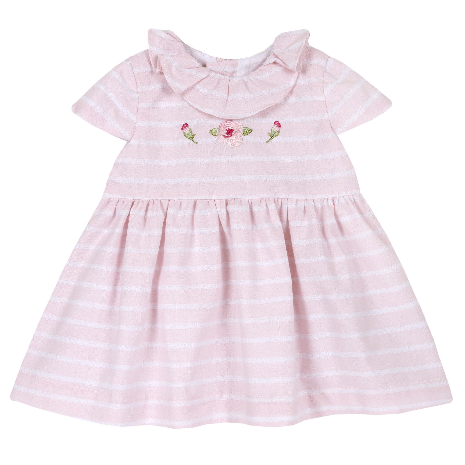 Платье Chicco для девочек, в полоску, цвет розовый Розовый, р.92