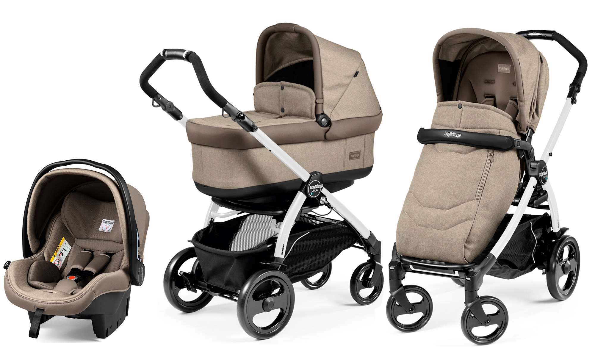 Peg-Perego Book 51 Set Modular POP UP Team Cream