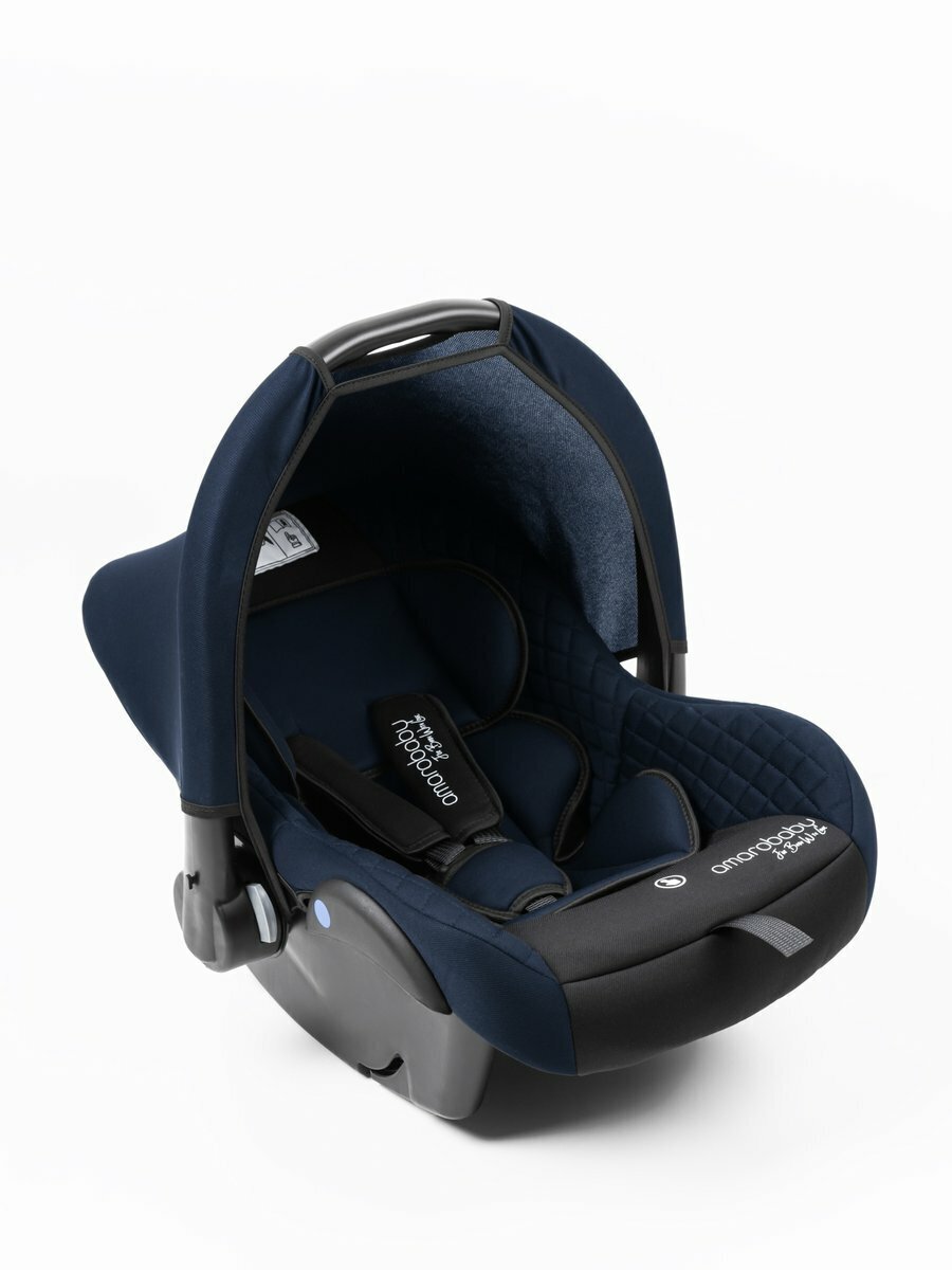 Автокресло детское AMAROBABY Baby comfort Синий/Чёрный