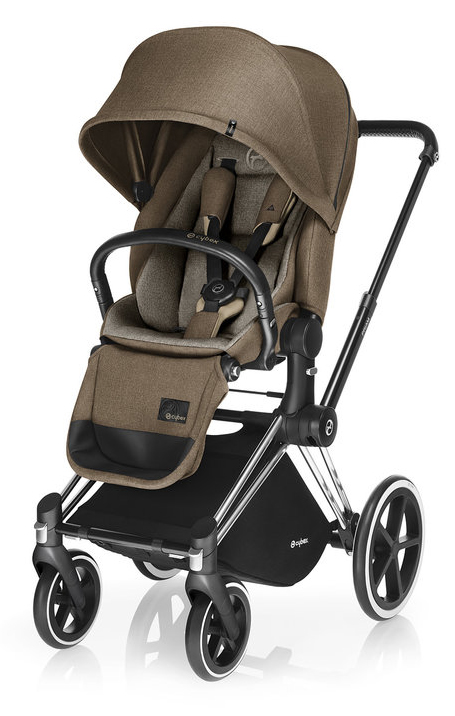Прогулочная коляска Cybex Priam (шасси All Terrain Matt Black) Cashmere beige