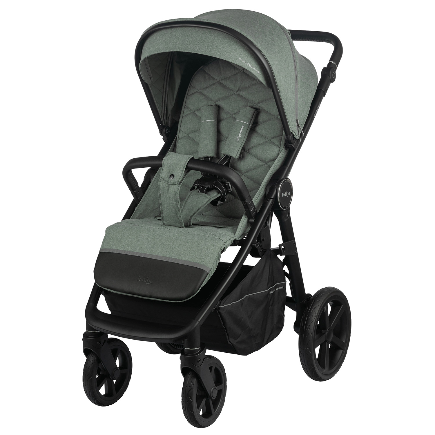 Прогулочная коляска INDIGO CORSA оливковый