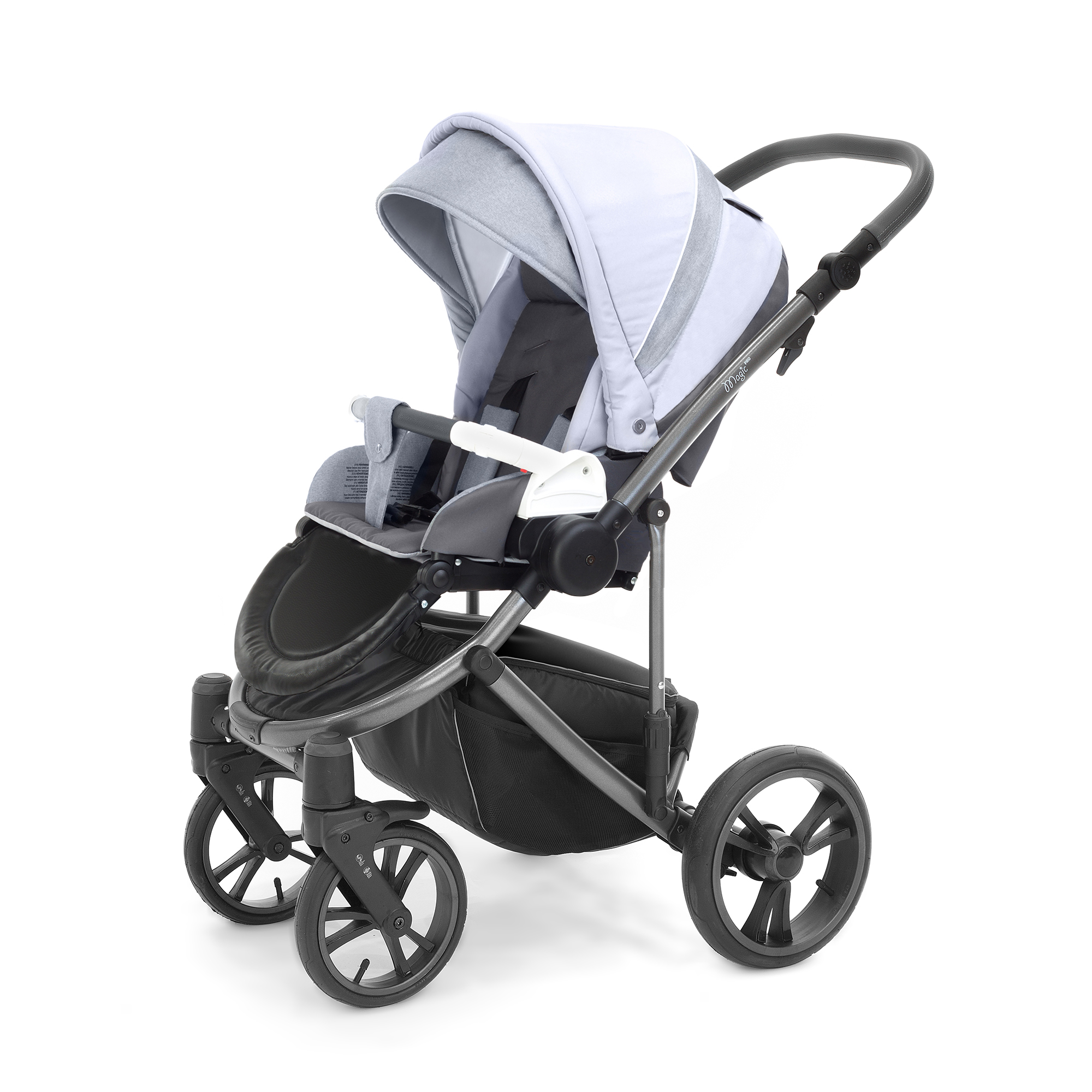 Прогулочная коляска Esspero Magic Alu (шасси Black) Grey Stone