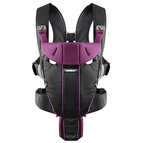 BabyBjorn Miracle Cotton Mix Черн.- Лиловый