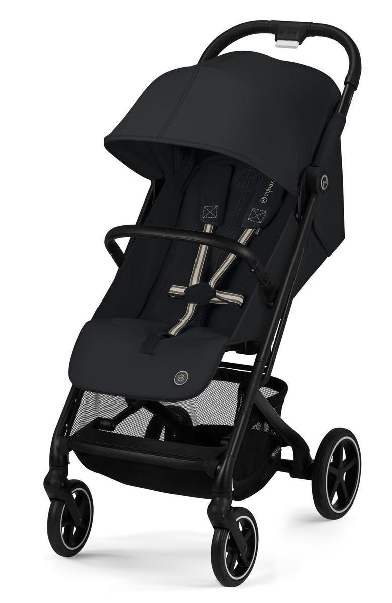 Прогулочная коляска Cybex Beezy Magic Black с дождевиком и бампером
