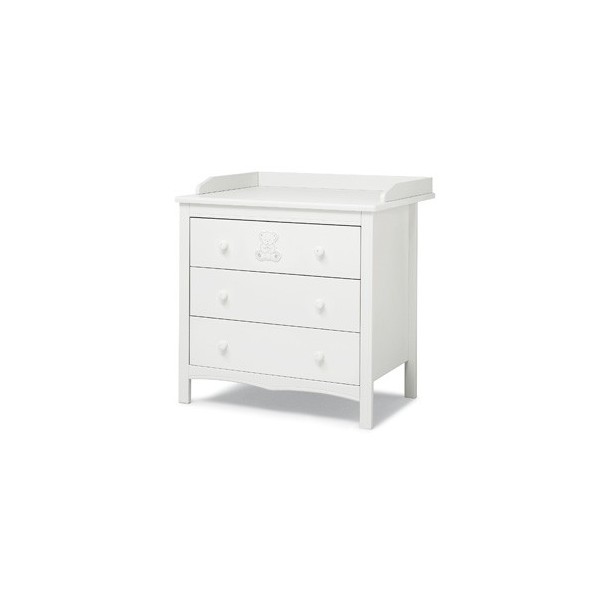 Детская комната Erbesi серия Incanto Бельевой комод Incanto White (белый)