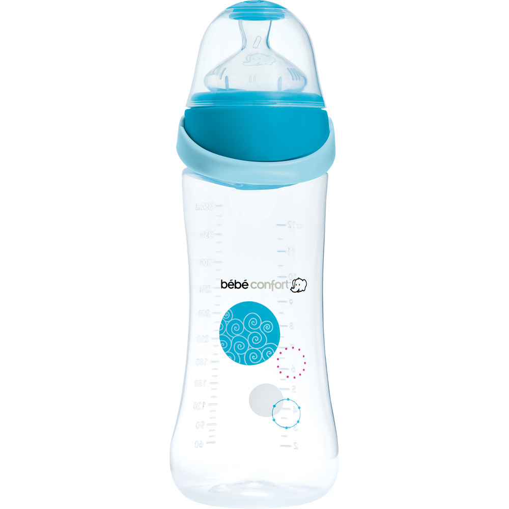 Бутылочка Bebe Confort серия Maternity PP, сил. соска для супов и каш, 360 мл, 6-24