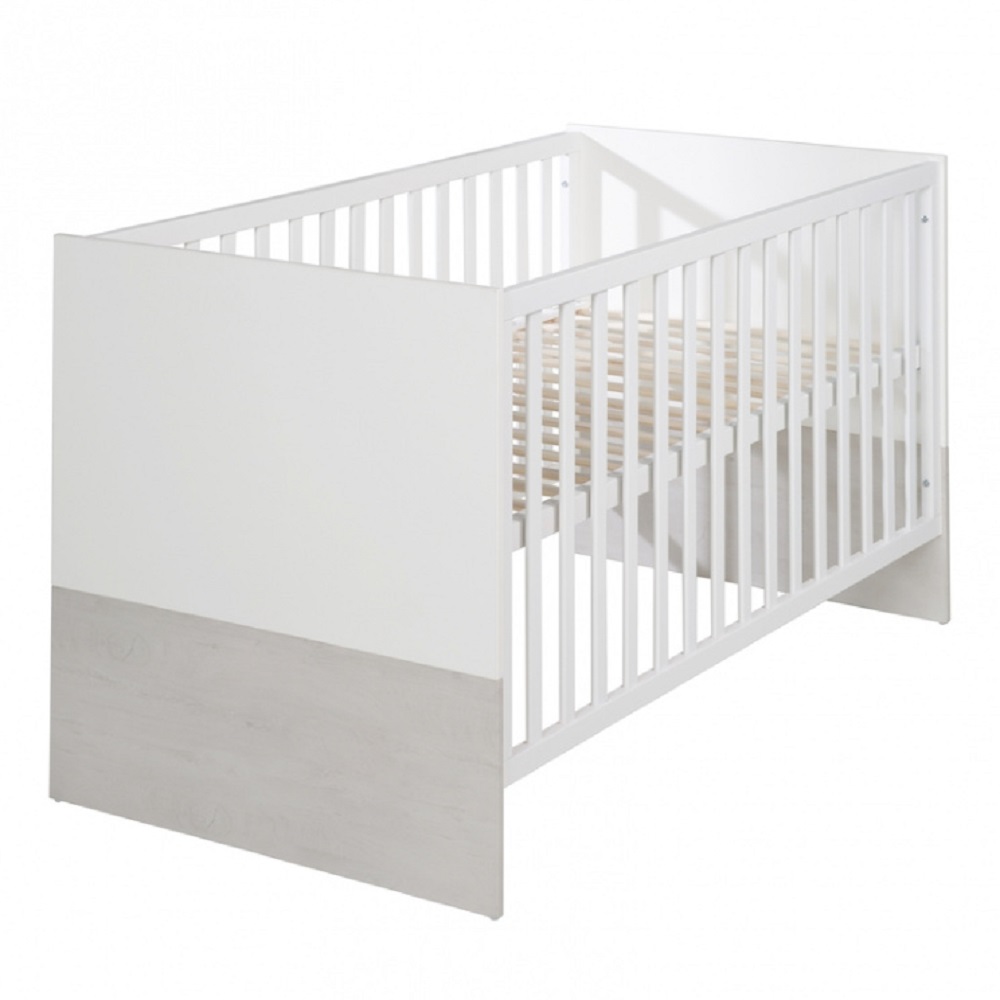 Детская кроватка ROBA Julia 70х140 Белый/Выбеленный дуб
