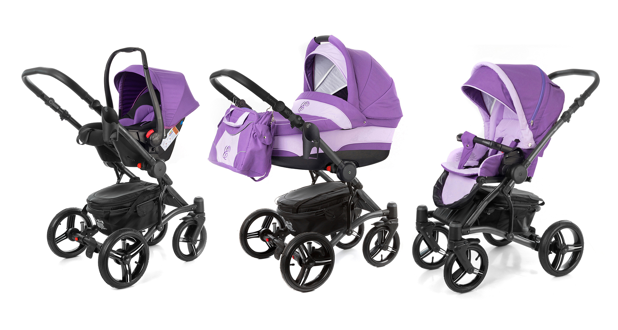 Коляска 3 в 1 Esspero Tour (шасси Graphite) Iris