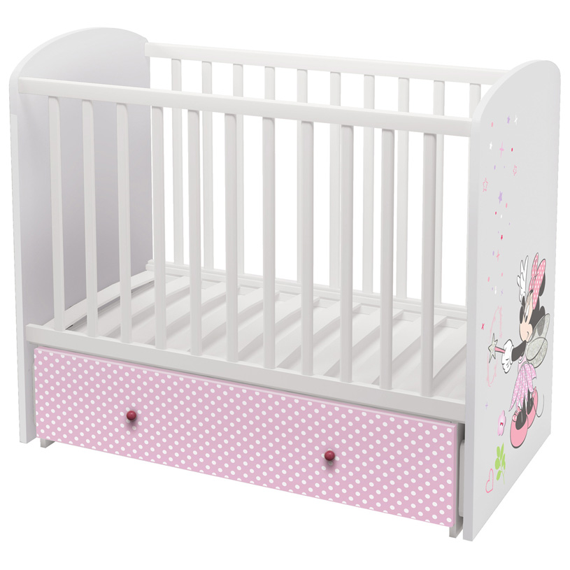 Детская кроватка Polini Disney baby 750 Минни Маус-Фея