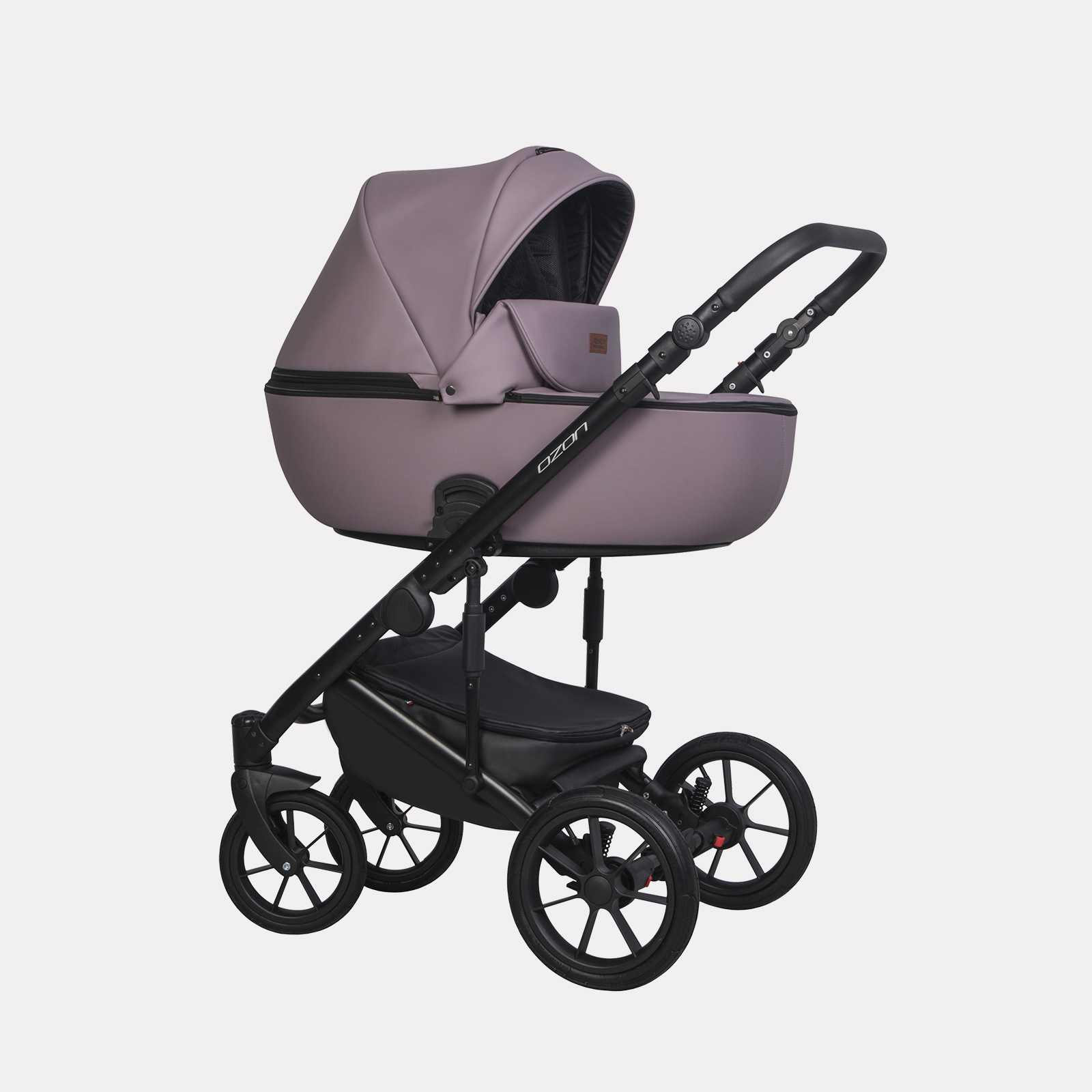 Коляска 2 в 1 RIKO BASIC OZON PASTEL 02 лиловый