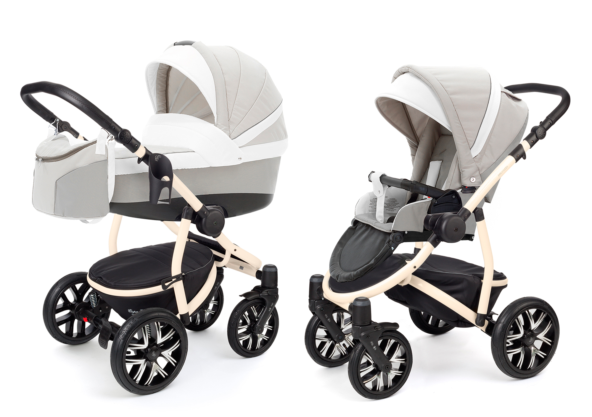 Коляска 2 в 1 Esspero Grand Discovery (шасси Beige) Vanila