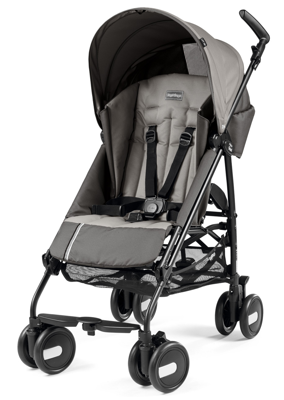 Коляска-трость Pliko Mini + бампер передний Class Grey