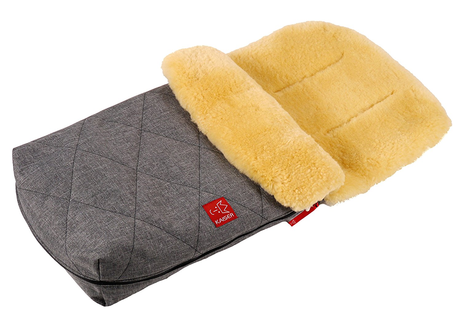Конверт меховой Kaiser Natura Anthracite Melange