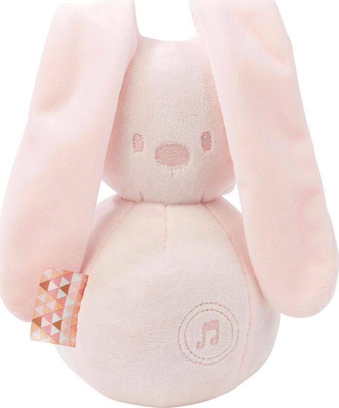 Мягкая музыкальная игрушка Nattou Soft Toy Lapidou Кролик light pink 878784