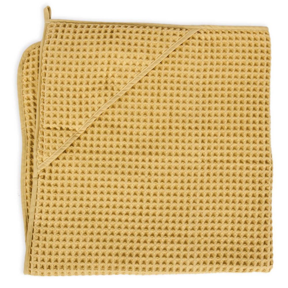 Полотенце-уголок Ceba Baby 100x100 см вафельное Cream Gold W-815-303-171