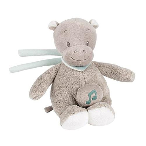 Мягкая музыкальная игрушка Nattou Soft Toy Mini Loulou, Lea Hippolyte Бегемот 963107