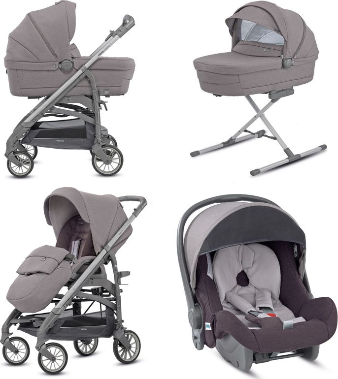 Коляска 3 в 1 Inglesina Trilogy System Sideral Grey/Trilogy Slate