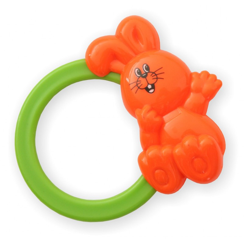 Погремушка BabyMix Веселый кролик