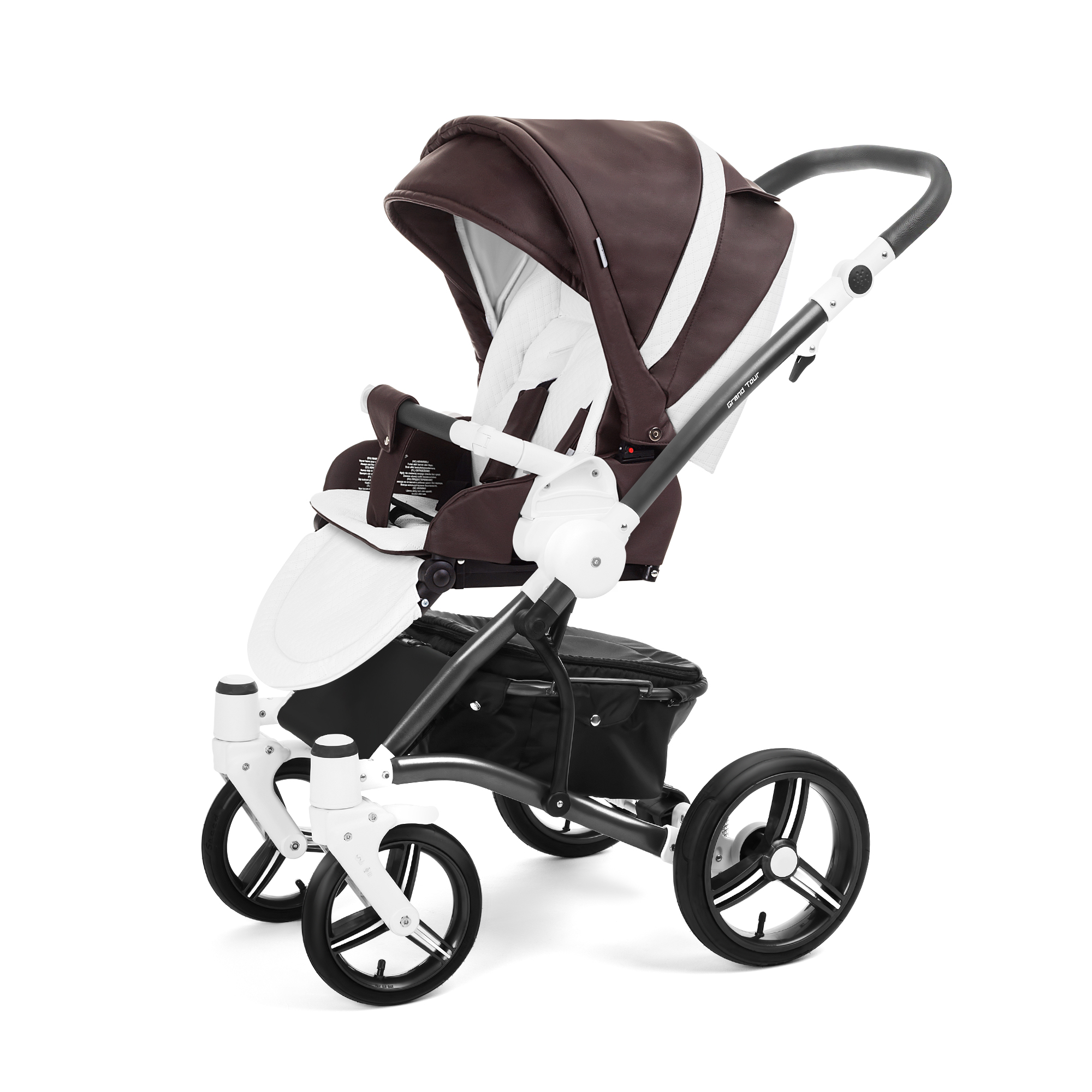 Прогулочная коляска Esspero Grand Tour (шасси Graphite) Nappa Brown