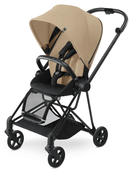 Прогулочная коляска Cybex MIOS III (шасси Matt Black) Cashmere Beige
