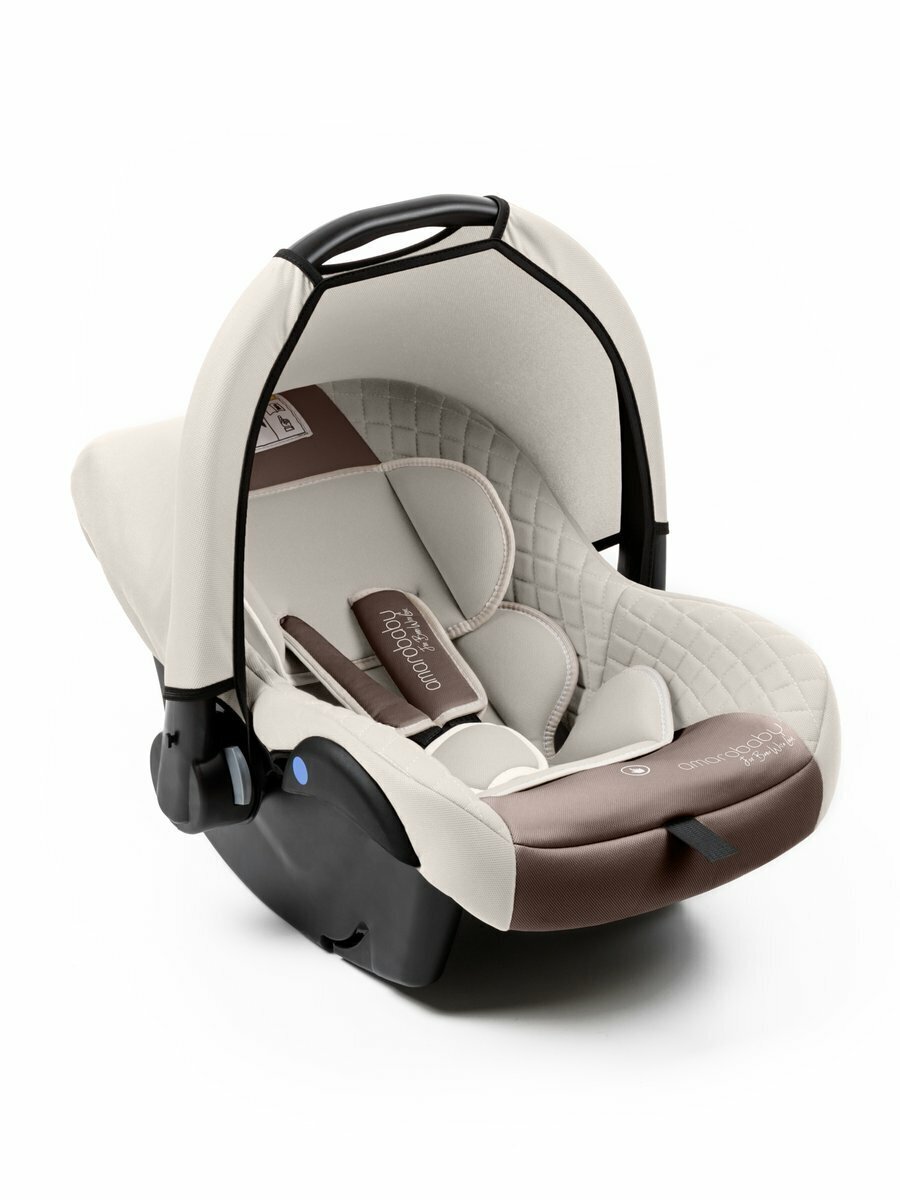 Автокресло детское AMAROBABY Baby comfort Светло-бежевый