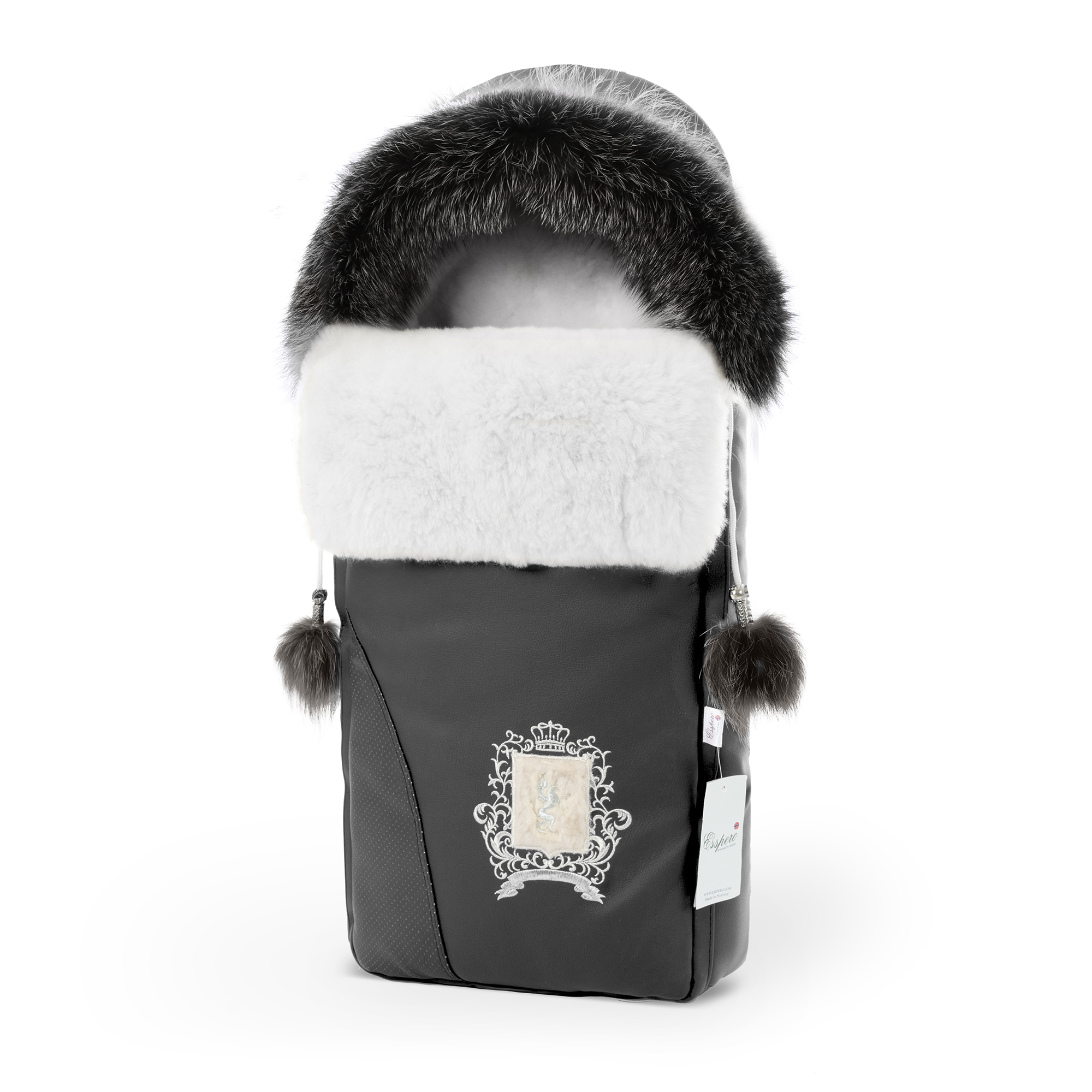 Конверт в коляску Esspero Heir Black/White