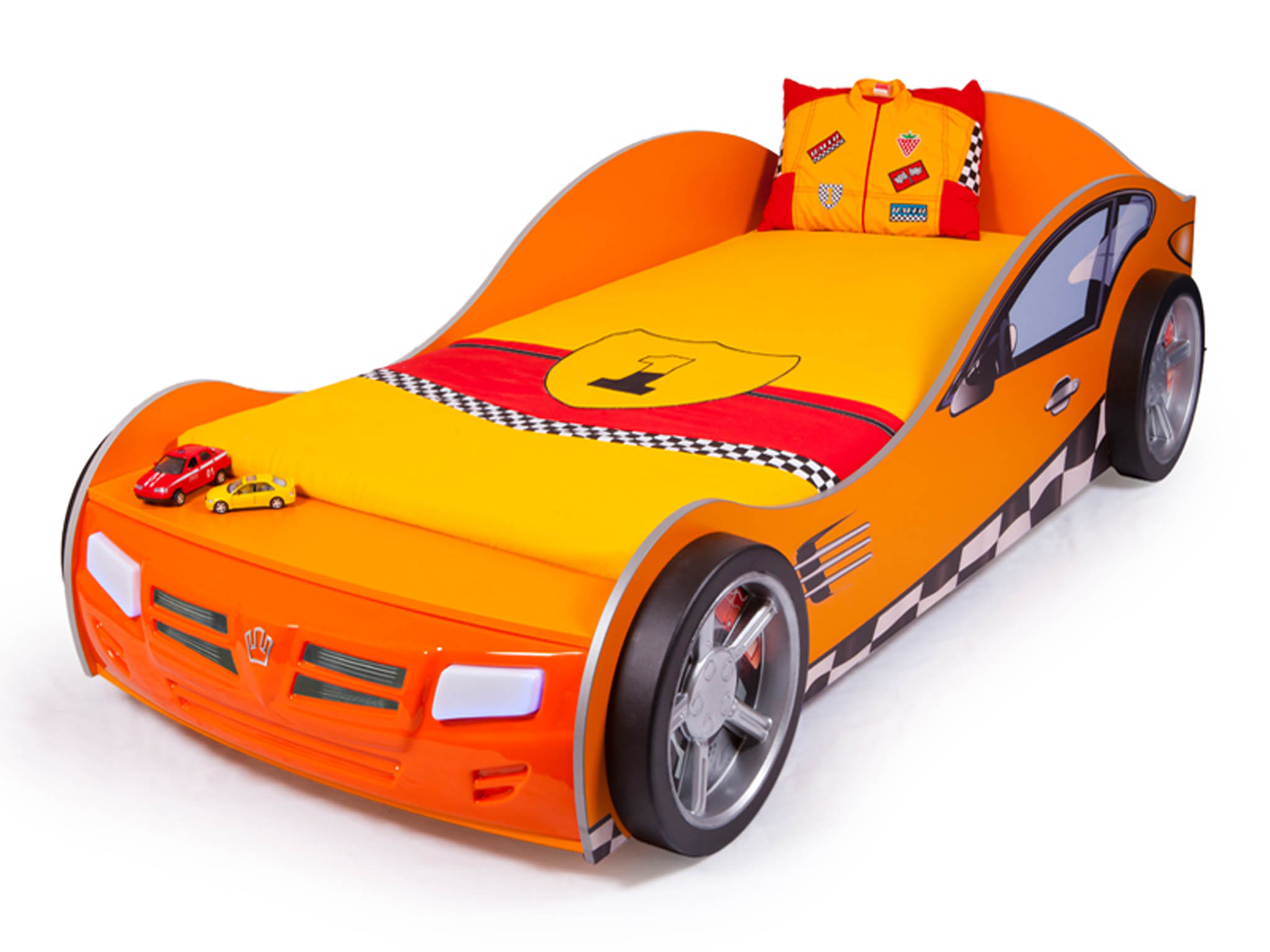 Кровать машина ABC-KING FORMULA 190*90 Оранж