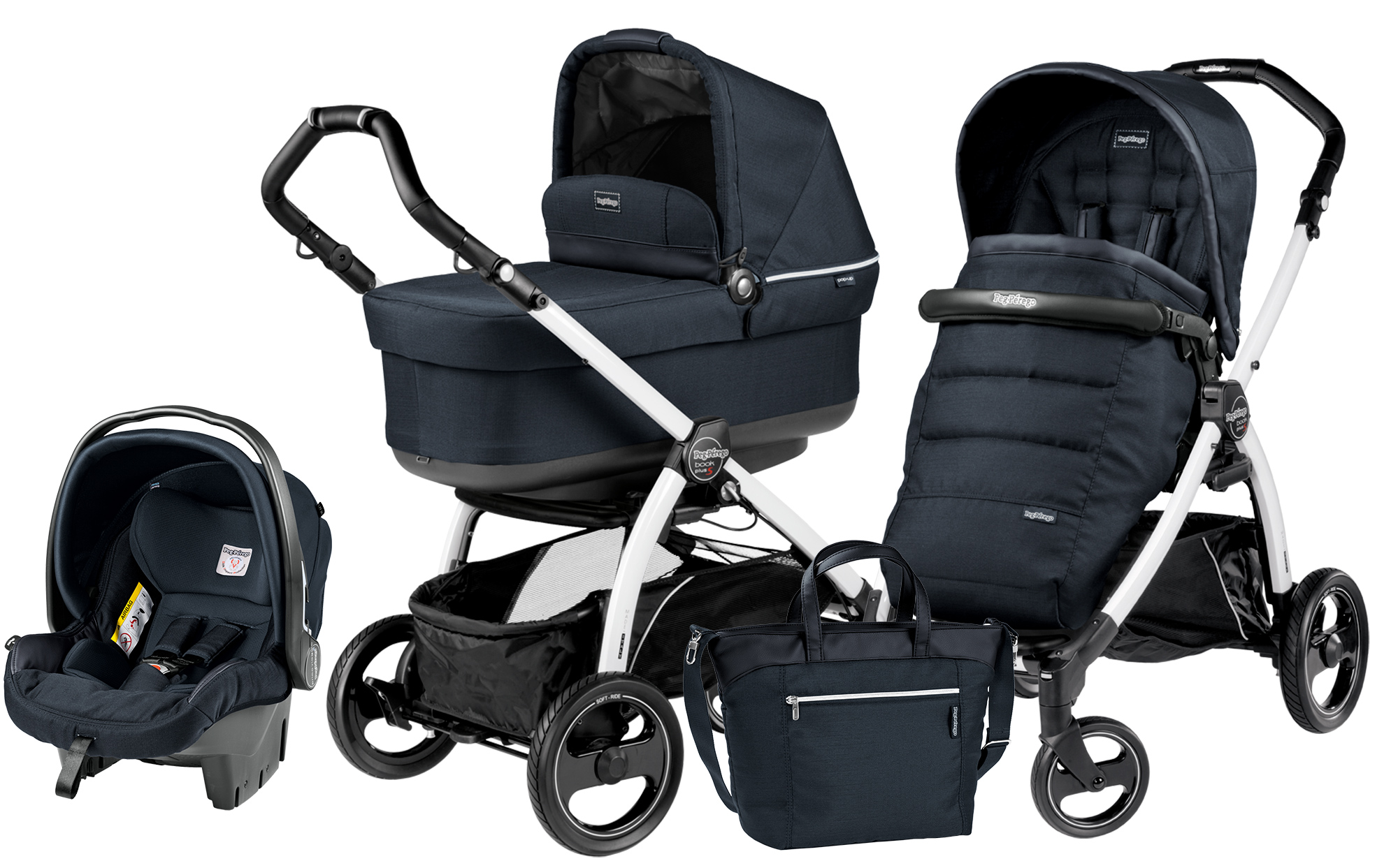 Peg-Perego Book Plus S Pop Up Modular Luxe Bluenight