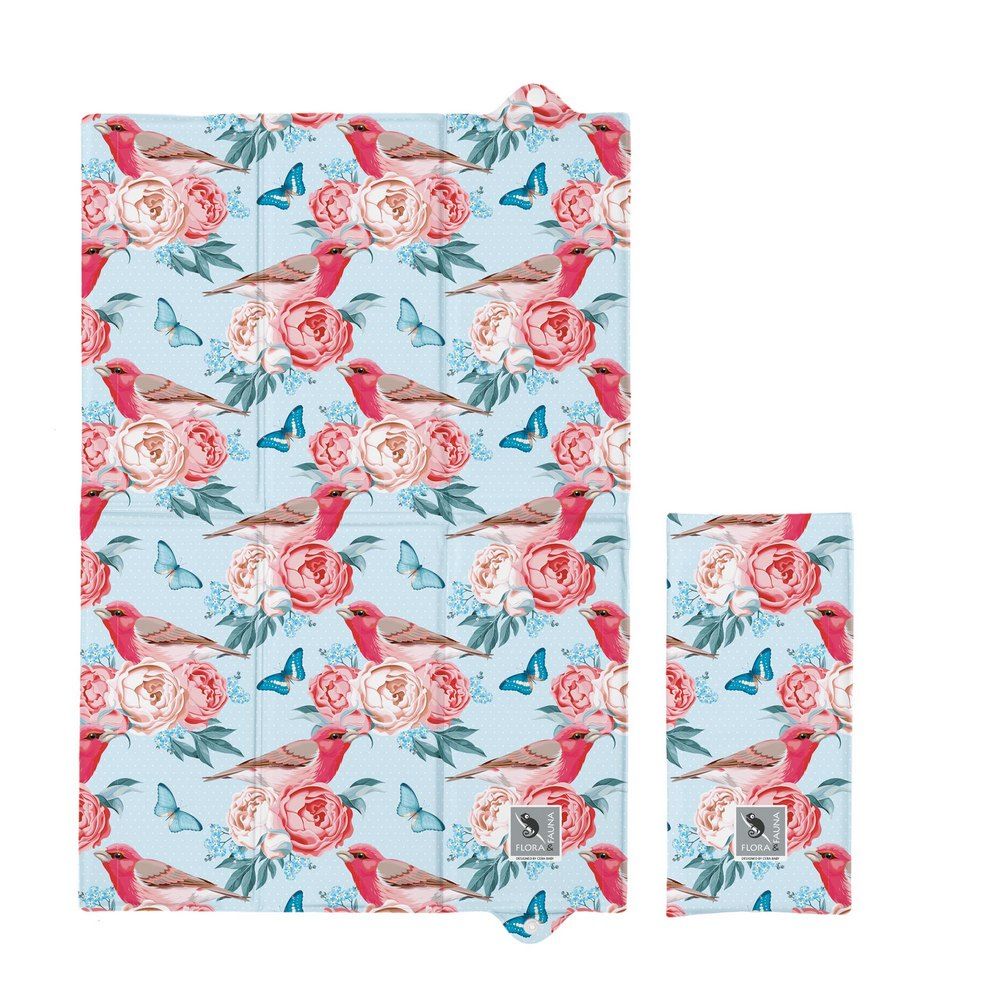 Матрац пеленальный Ceba Baby 40*60 см для путешествий Flora & Fauna Aves W-305-099-574