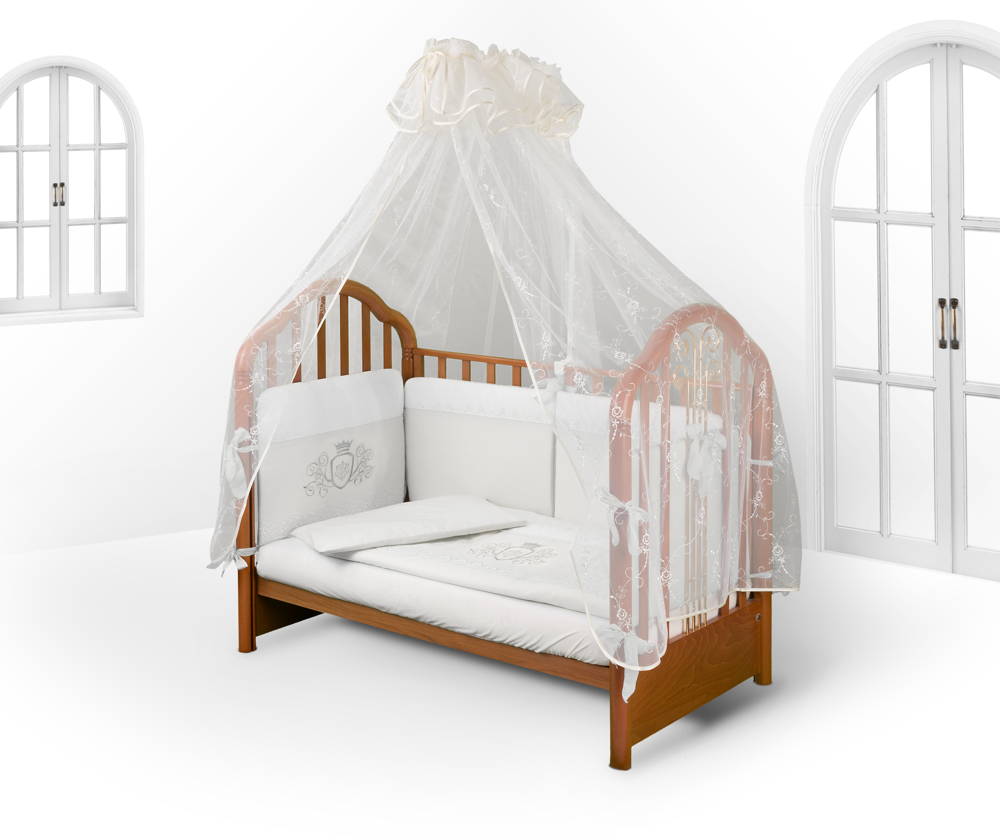 Комплект постельного белья Eco Line Royal S White