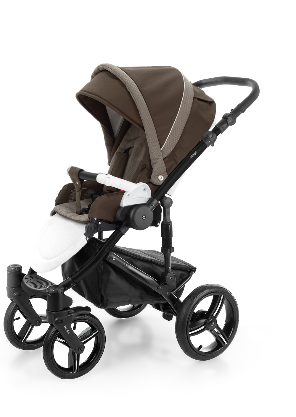 Прогулочная коляска Esspero Grand Magic (шасси Black) Royal Brown